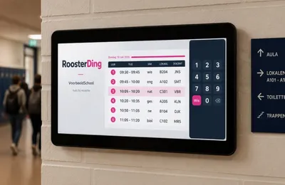 Geen telefoon op school. Maar hoe check je dan je rooster?